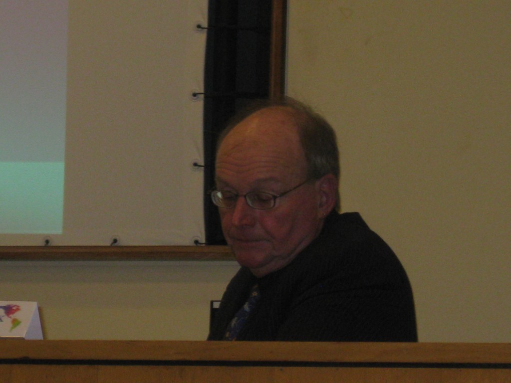 Christian Deblocq, professeur à l'UQAM, à Rennes en novembre 2011