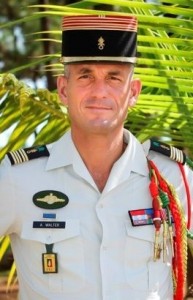 Le Colonel Alain Walter, chef de corps du 3e Régiment étranger d’infanterie (3e REI) crédit: FAG 