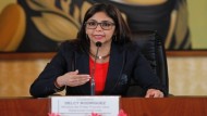 La ministre des Affaires étrangères du Venezuela Delcy Rodriguez  (teleSUR)